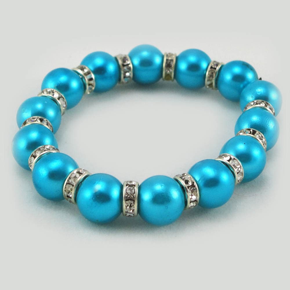 Sky Blue Pearl Bracelet
