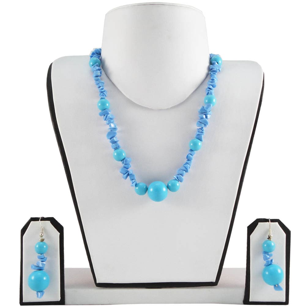 Sky Blue Stone Necklace