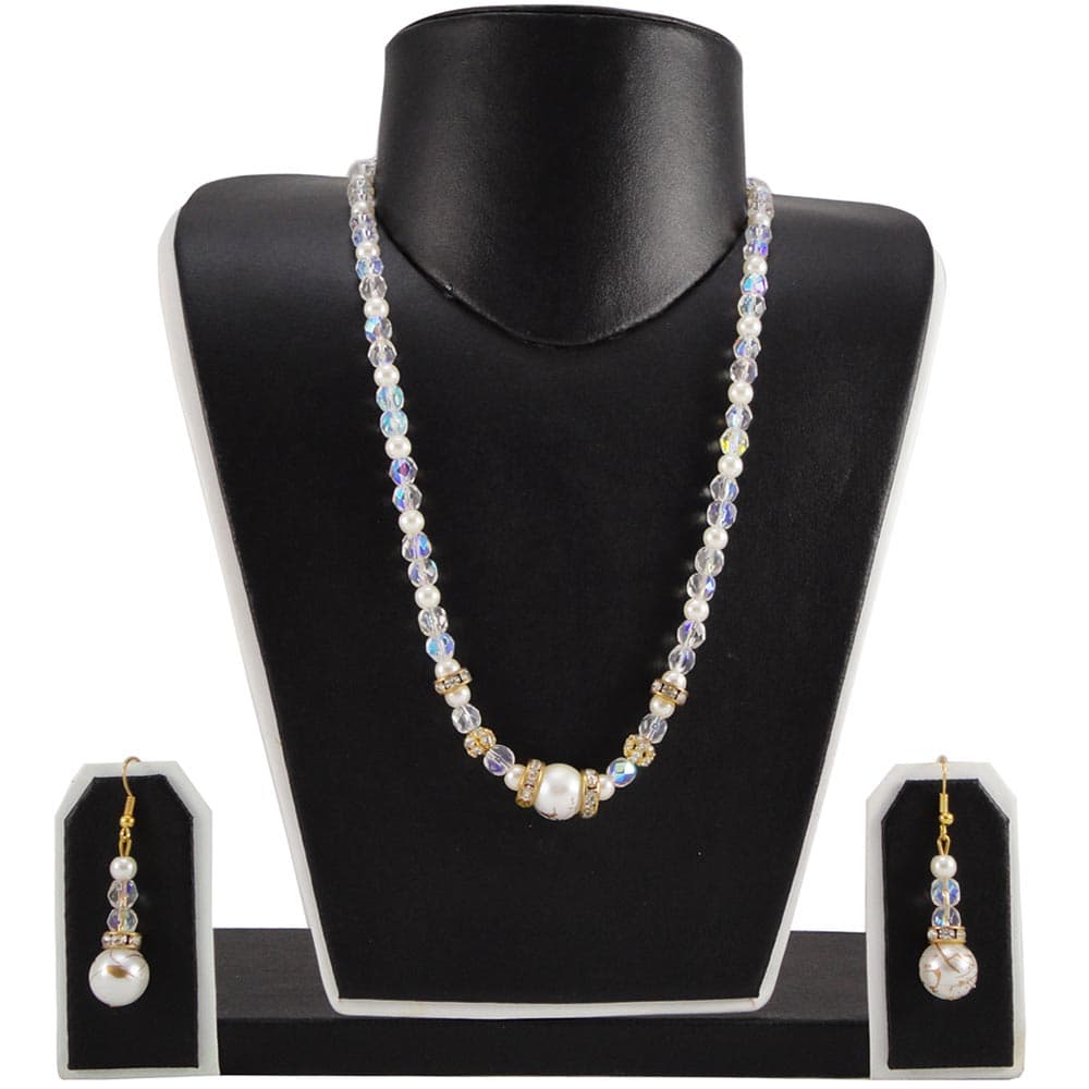 White & Navrang Moti Necklace