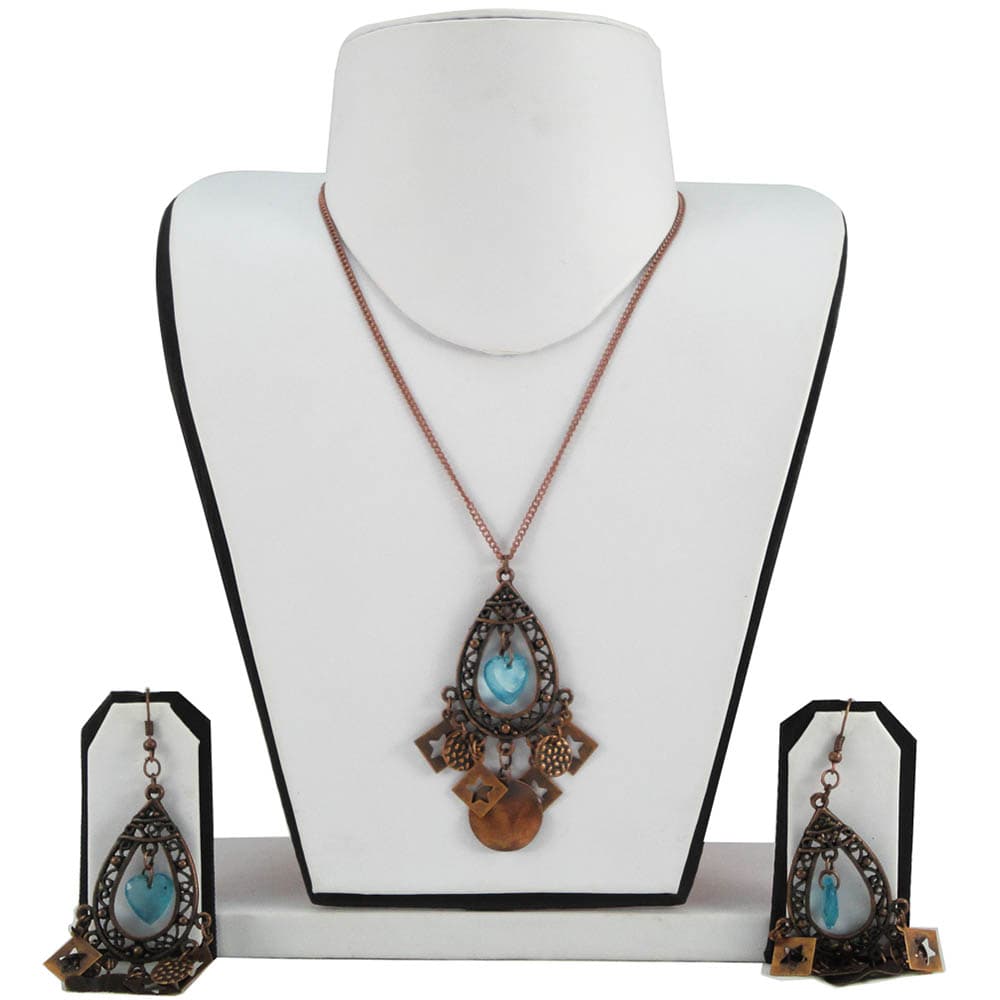Antique Set With Heart Shaped Beads