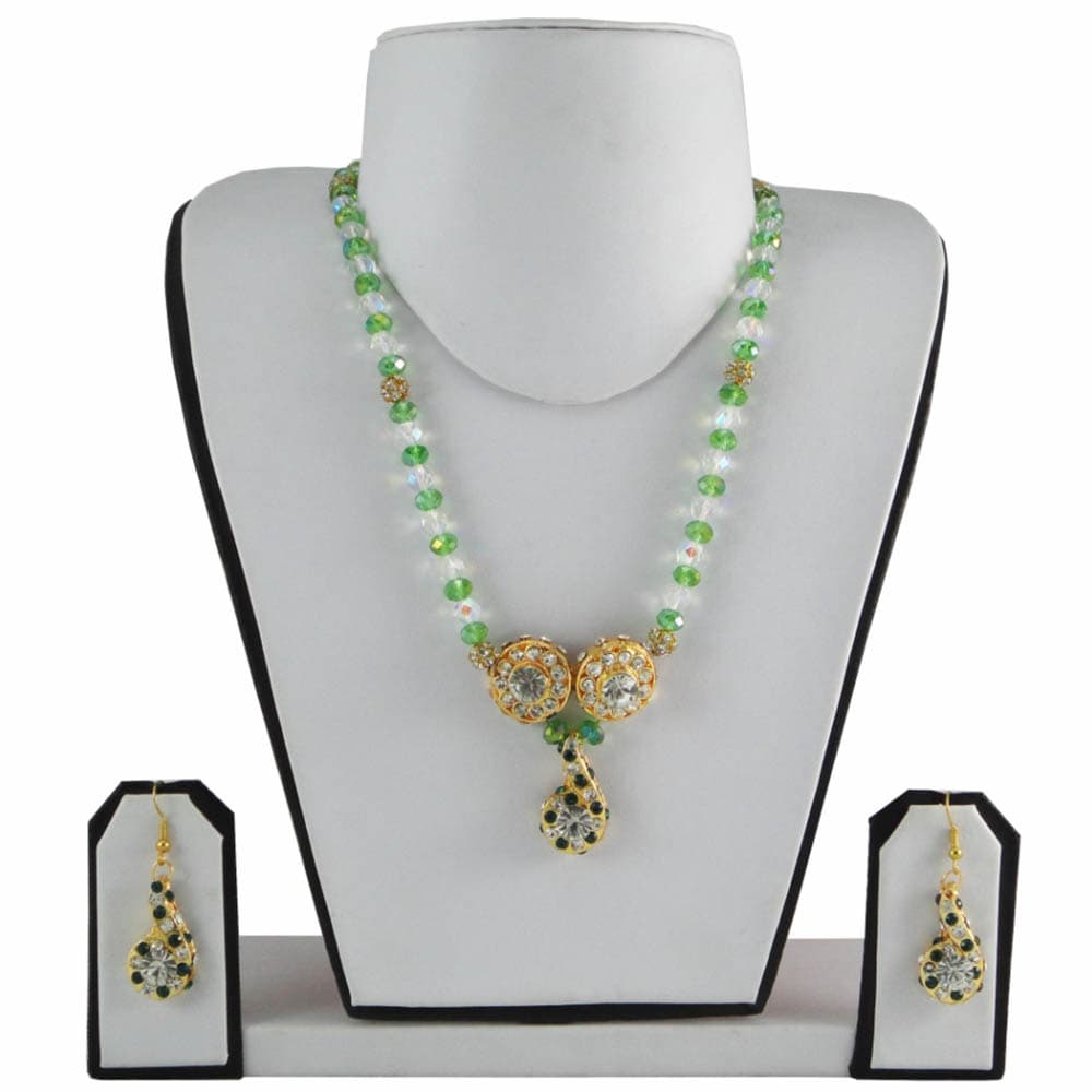 Green & Navrang Moti Necklace