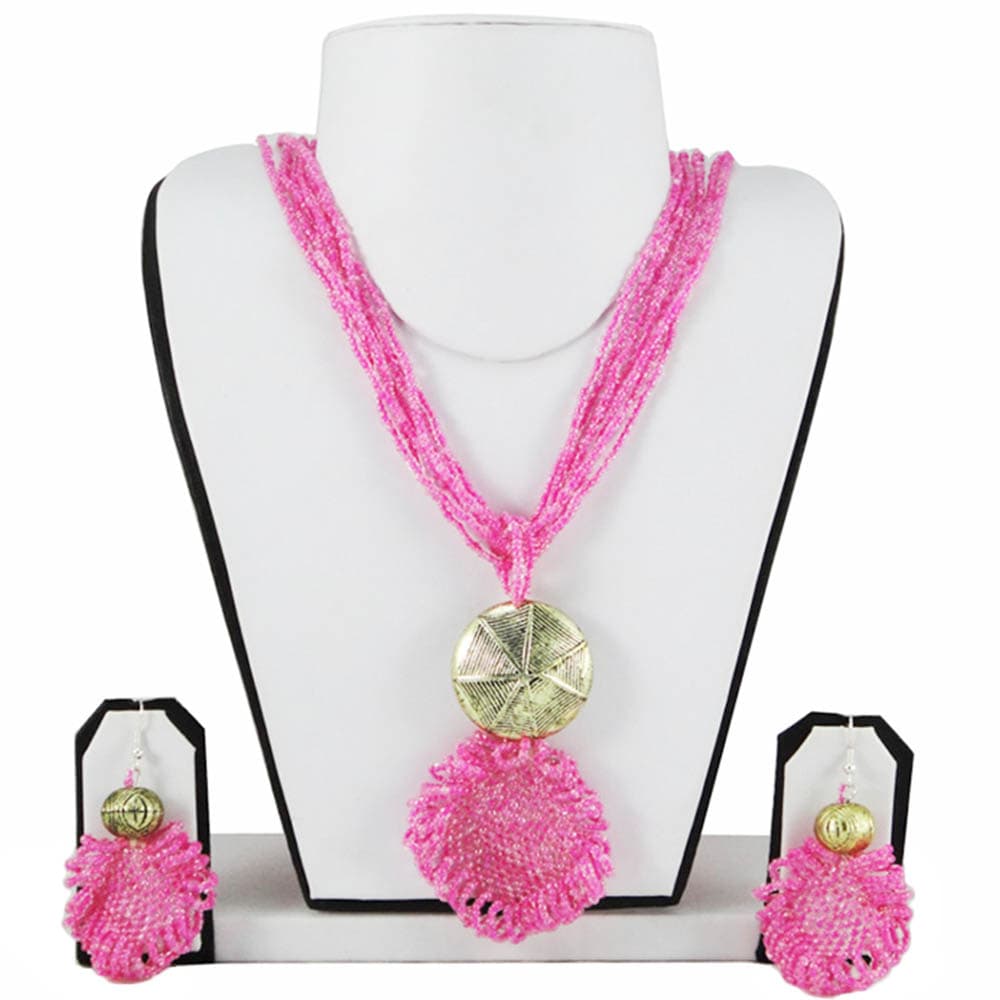 Designer Pink Necklace
