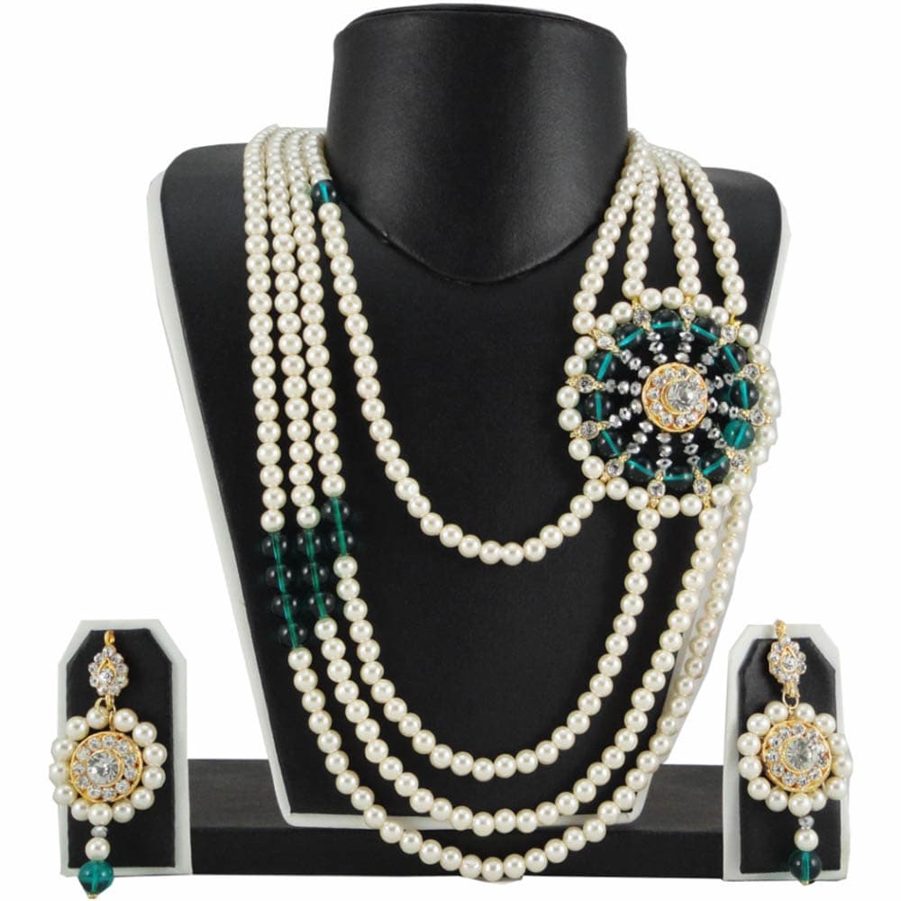 Cream Pearls Designer Necklace