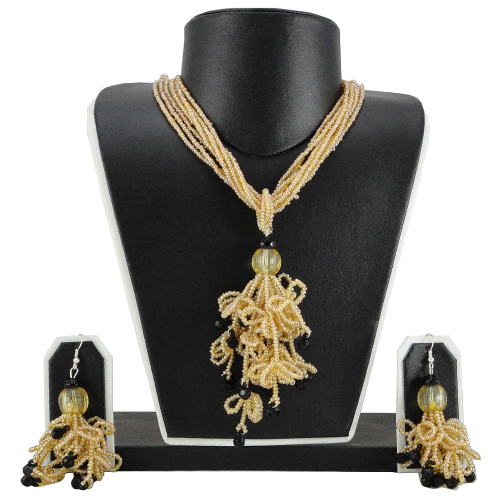 Golden Jeko Moti Necklace