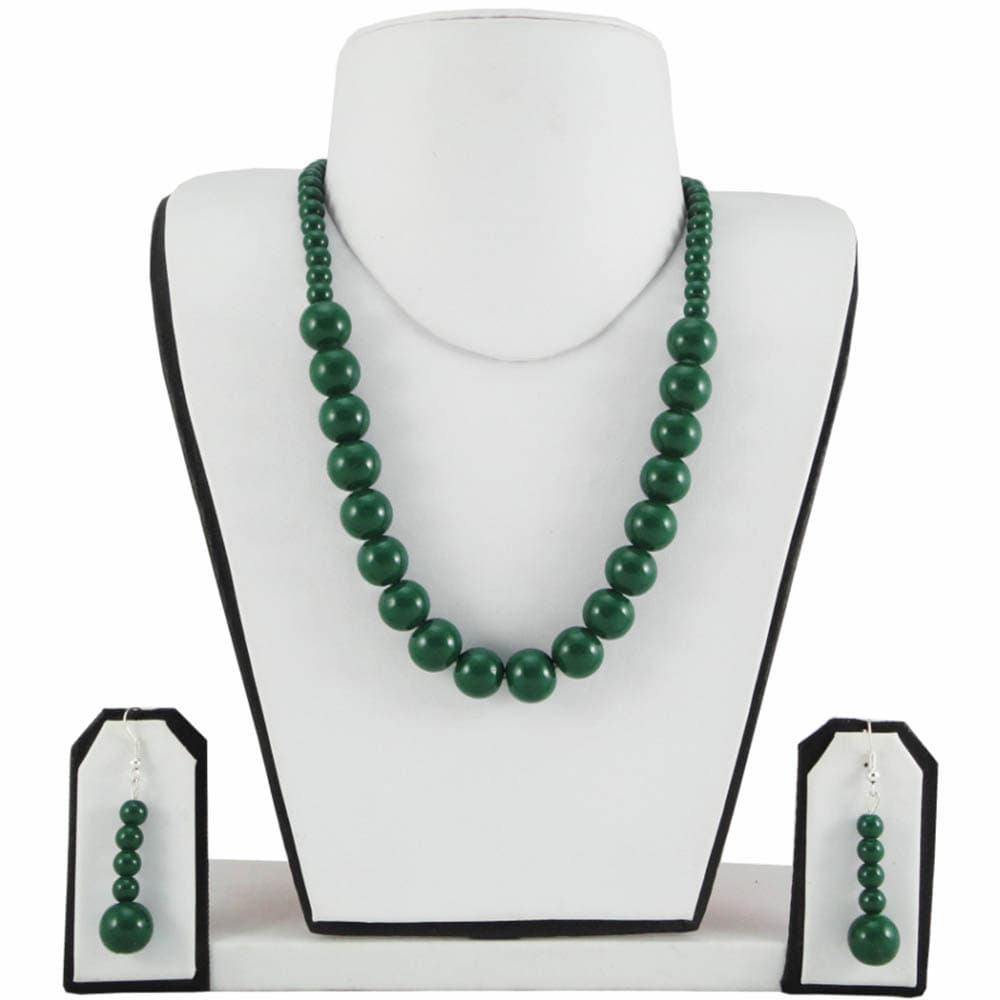 Green Beads Necklace