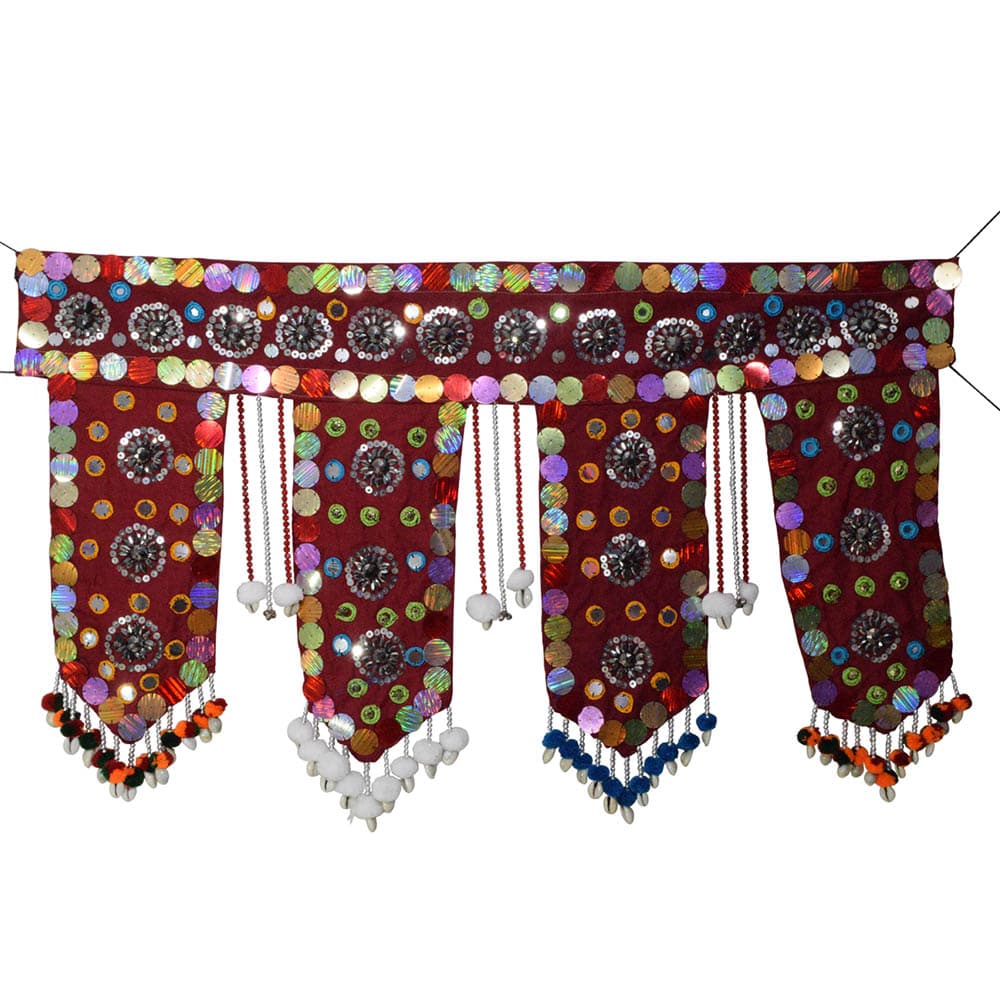 Maroon Handmade Waist Belt for Chaniya Choli