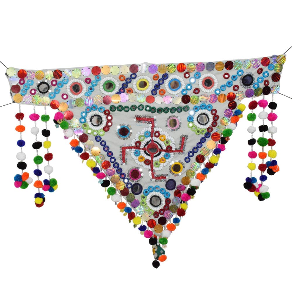 White Waist Belt for Chaniya Choli
