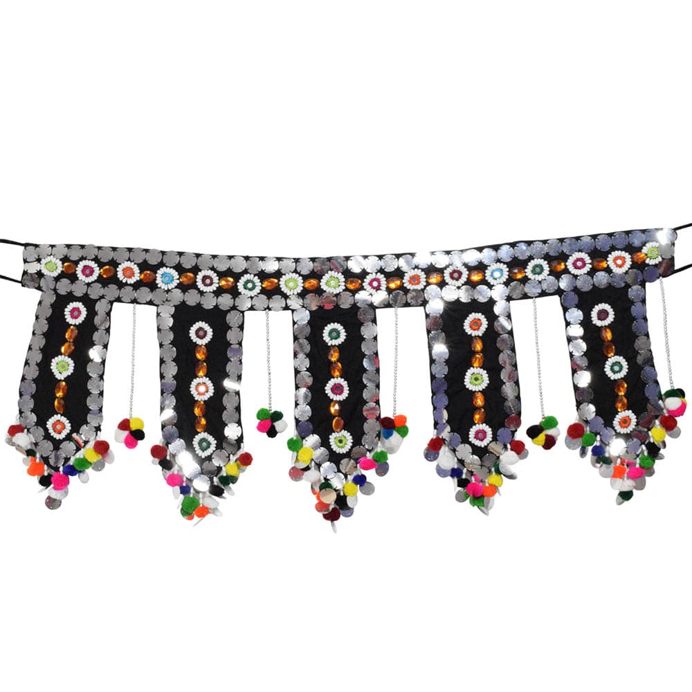 Black Designer Waist Belt for Chaniya Choli