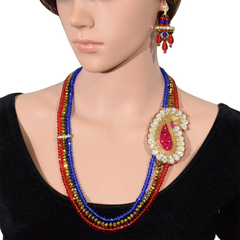 Crystal Beads Designer Necklace