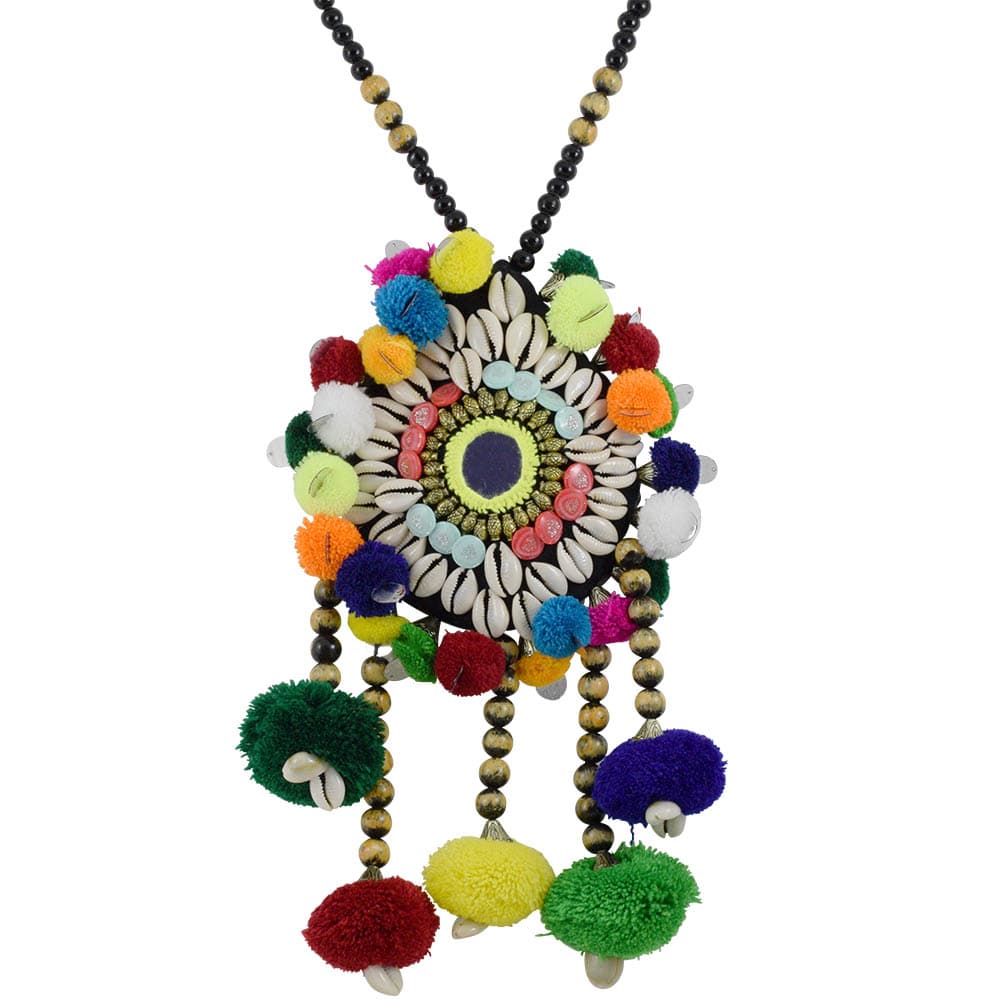 Handmade Seashell Designer Necklace for Navratri