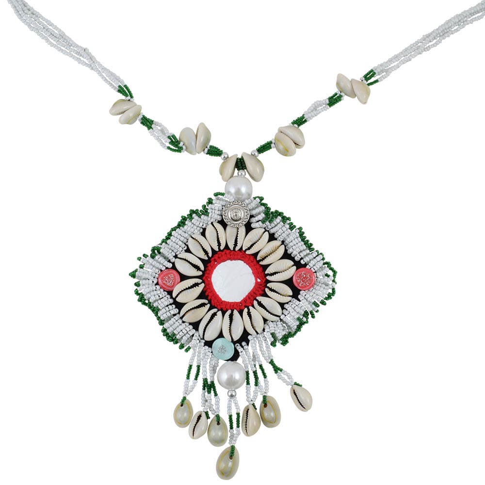 Seashell Jeko Moti Necklace for Chaniya Choli