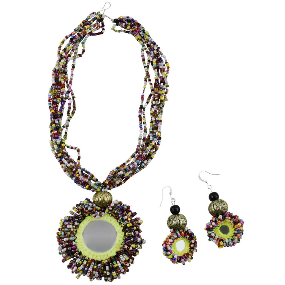 Jeko Moti Handmade Necklace for Chaniya Choli