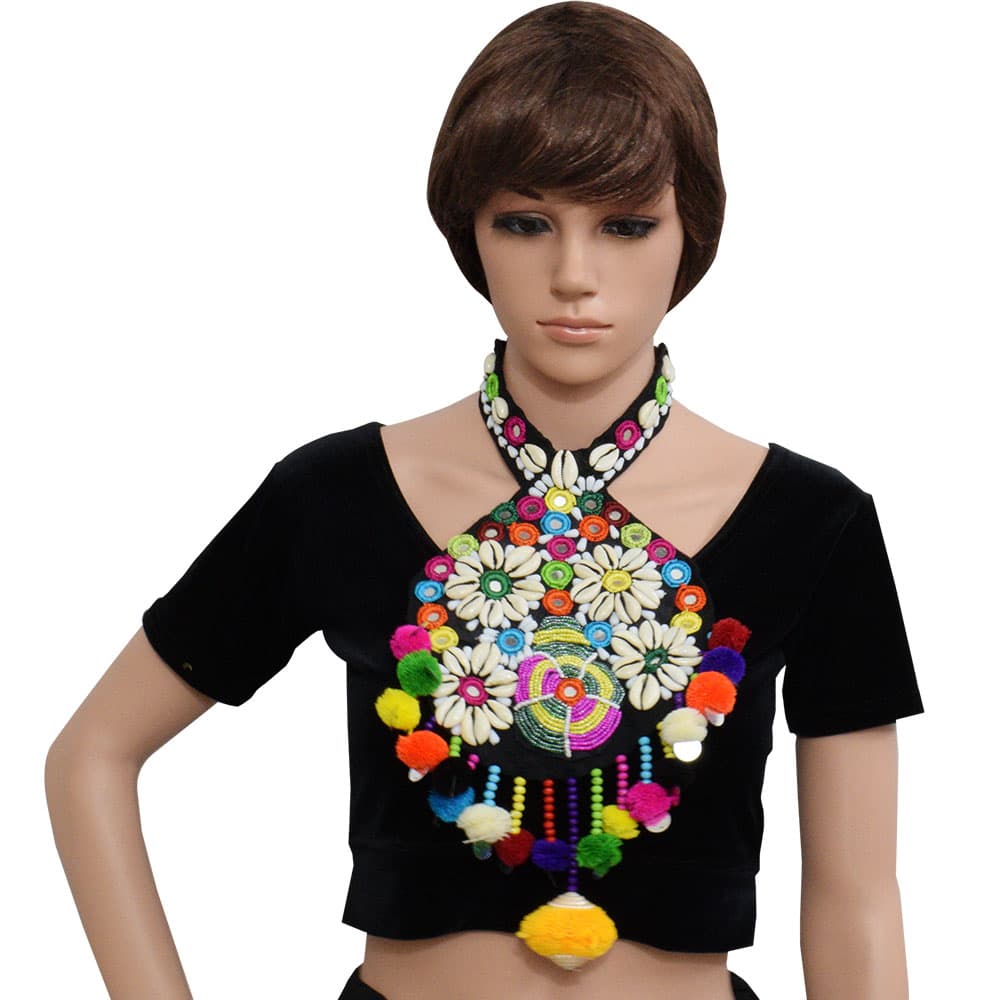 Sea Shell Designer Necklace for Chaniya Choli