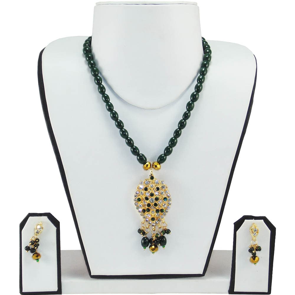 Green Beads Necklace