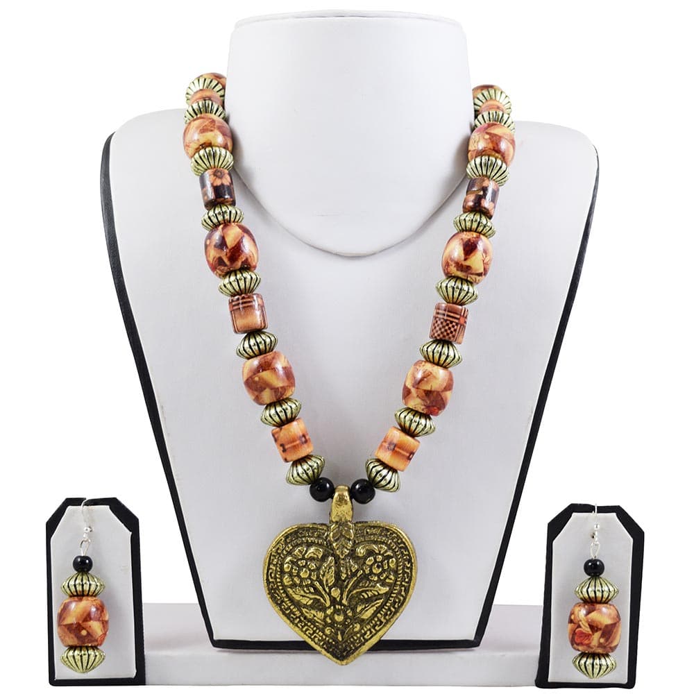 Designer Beads Antique Necklace Set