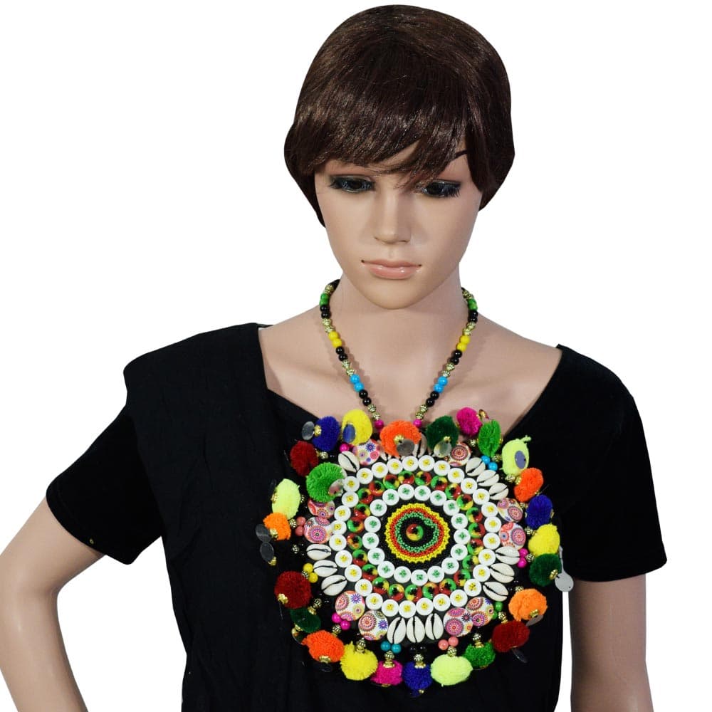 Designer Sea Shell Necklace for Chaniya Choli