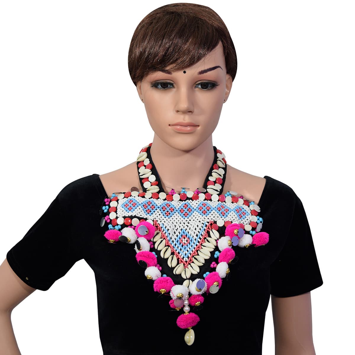 Designer Jeko Moti Necklace for Chaniya Choli
