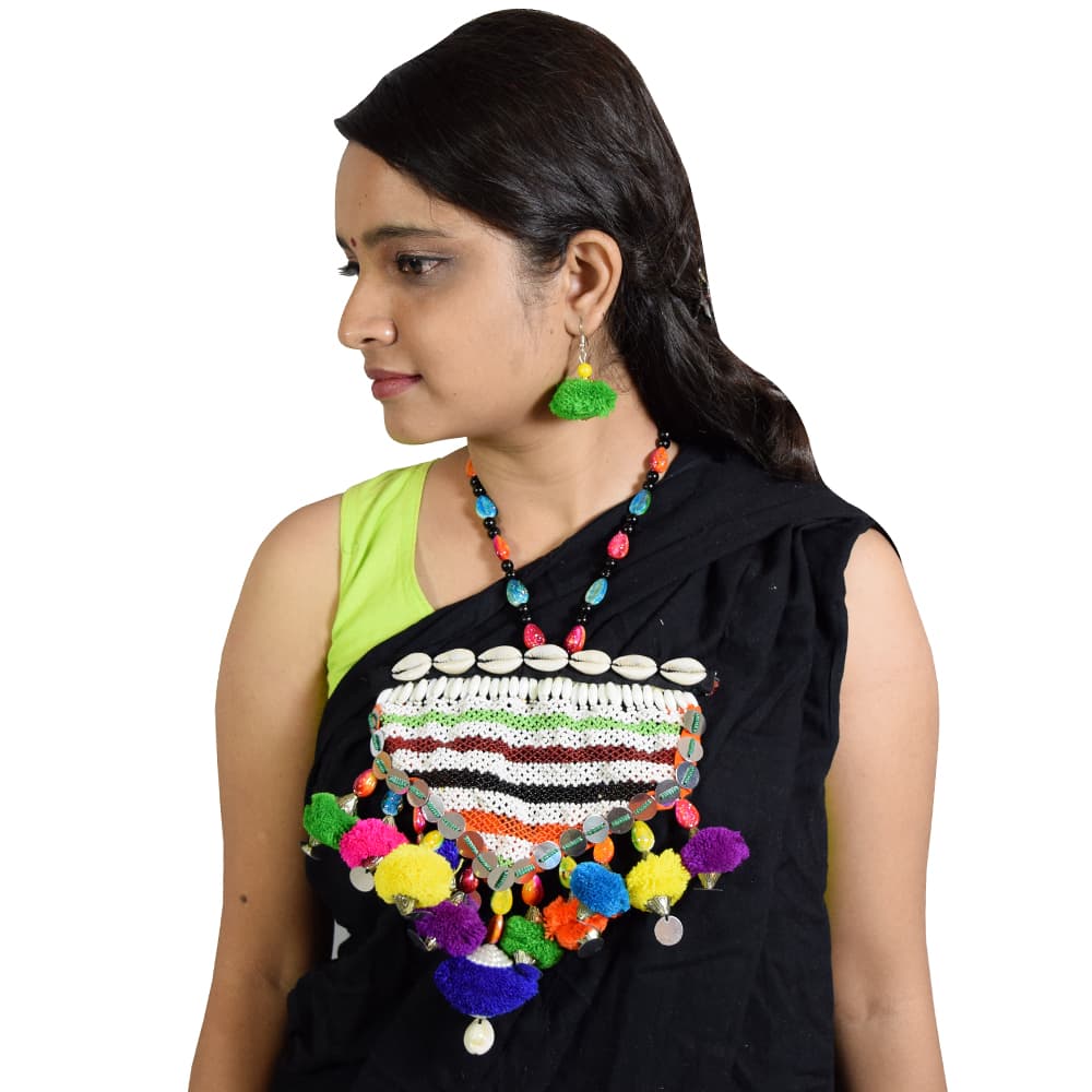 Designer Jeko Moti Necklace for Chaniya Choli