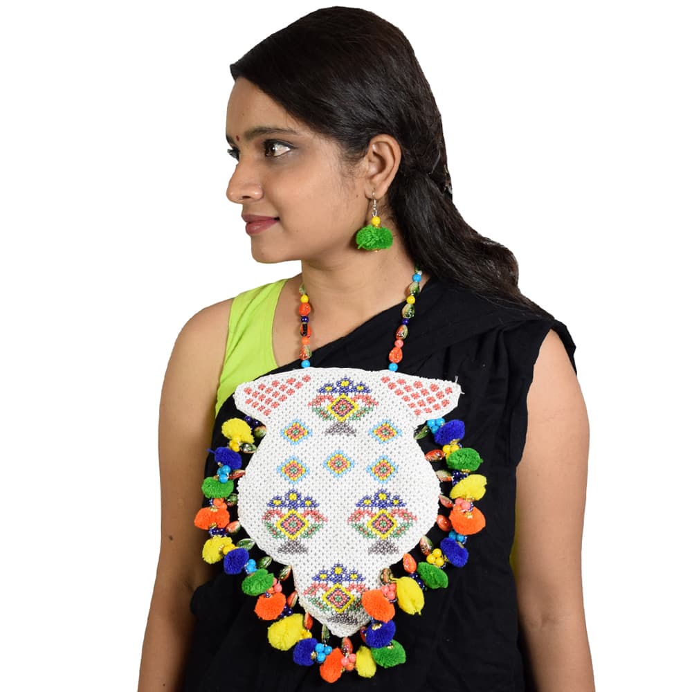 Designer Jeko Moti Necklace for Navratri