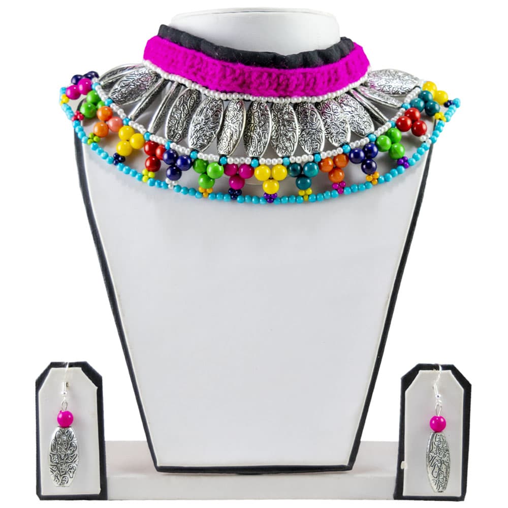 Beads Choker Necklace for Chaniya Choli