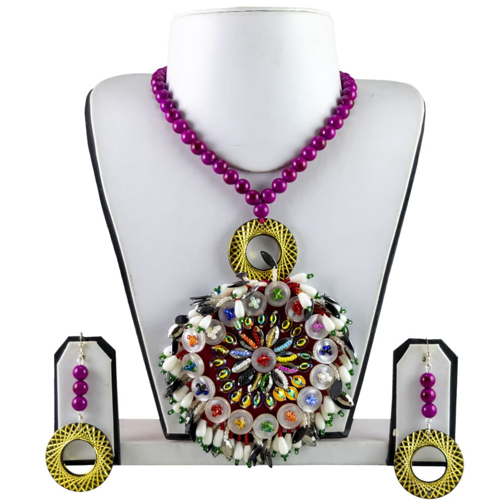 Designer Beads Handmade Necklace for Chaniya Choli