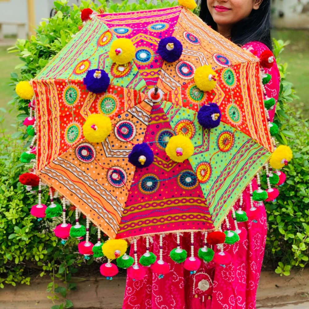 Designer Umbrella For Navratri