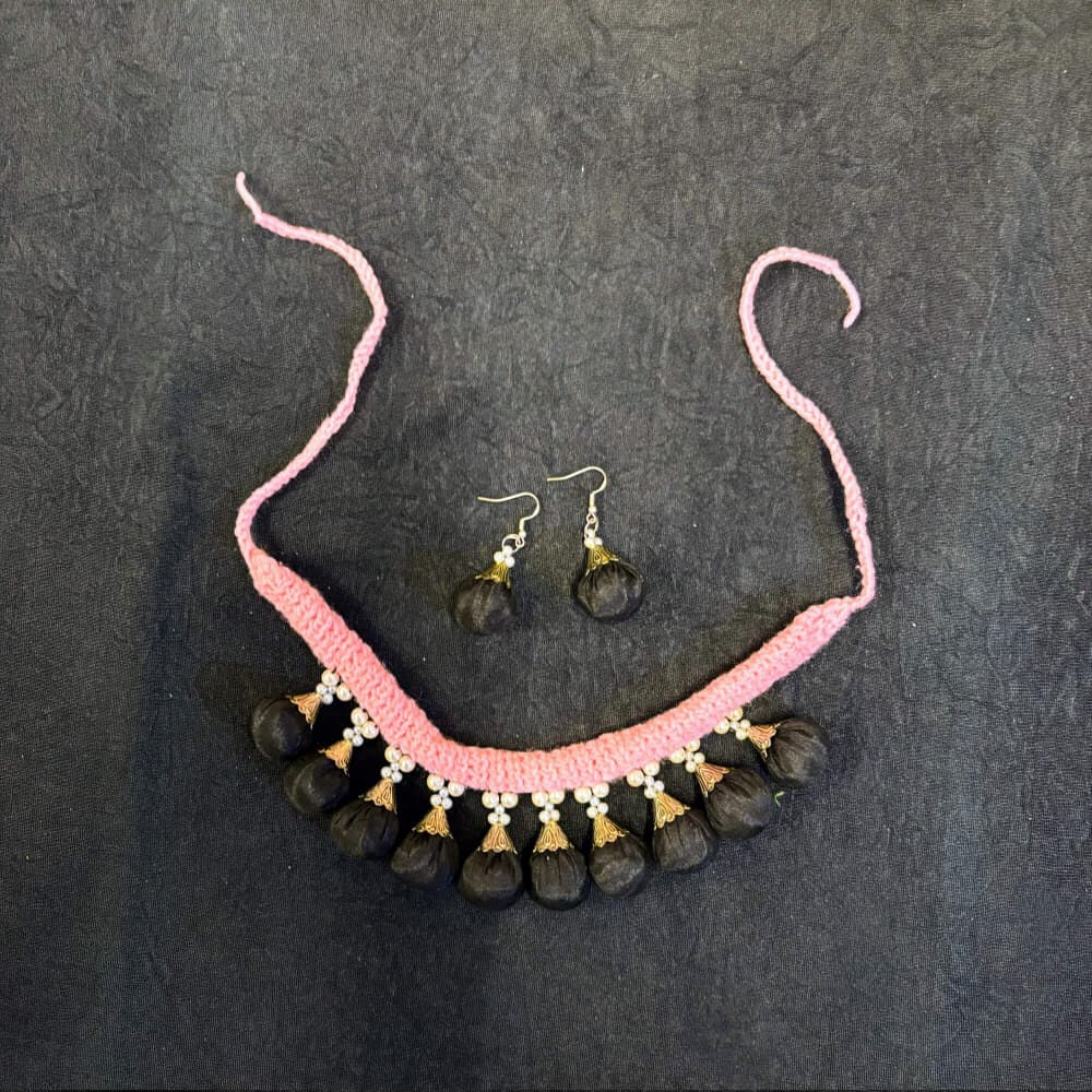 Woolen Necklace for Chaniya Choli