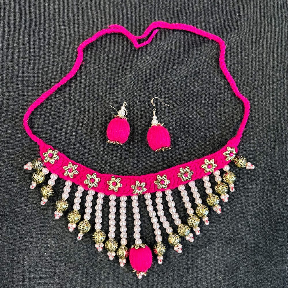 Handmade Woolen Designer Necklace