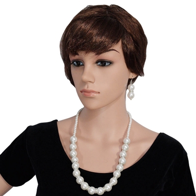 Cream Large Pearl set with Diamond Rings