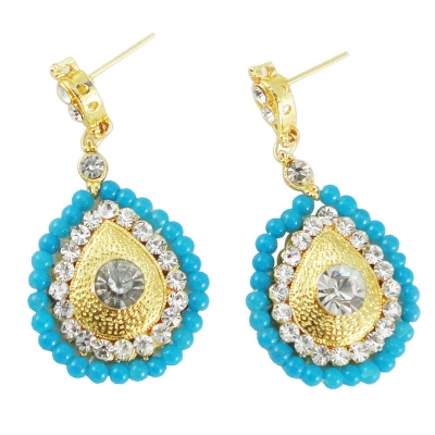 Sky Blue Traditional Necklace