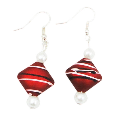 Maroon Designer Beads Necklace