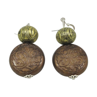 White Antique Beads Necklace