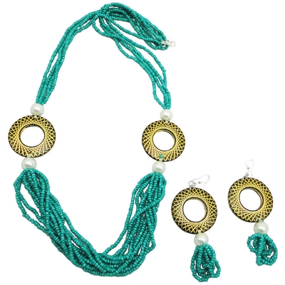 Turquoise Beads Necklace