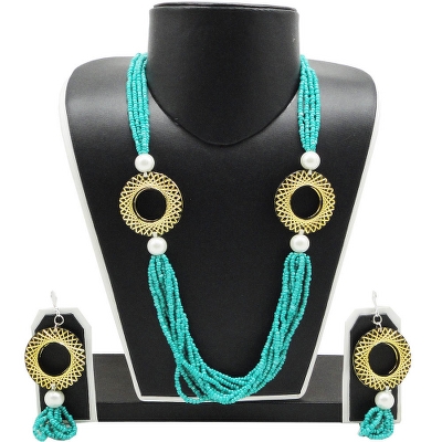Turquoise Beads Necklace