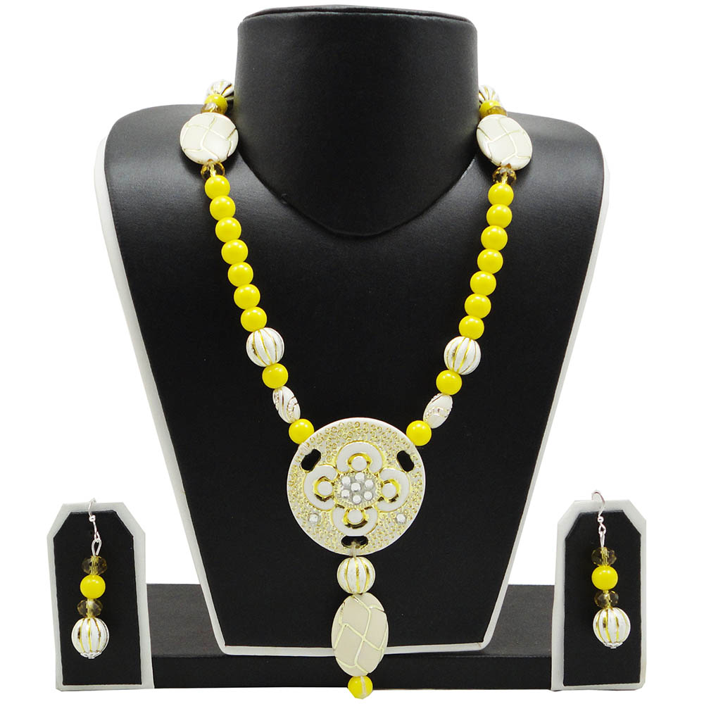 Yellow Designer Necklace