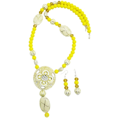 Yellow Designer Necklace