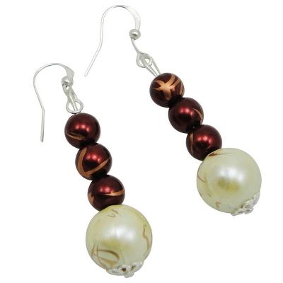 Cream Pearls Designer Necklace