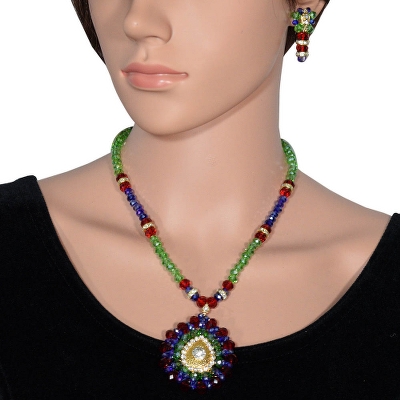 Colorful Crystal Beads Necklace