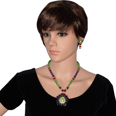 Colorful Crystal Beads Necklace