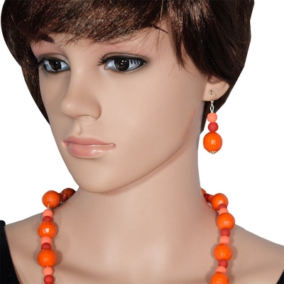 Carrot Beads Necklace