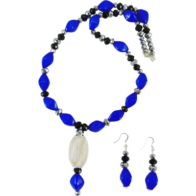Blue Beads Designer Necklace