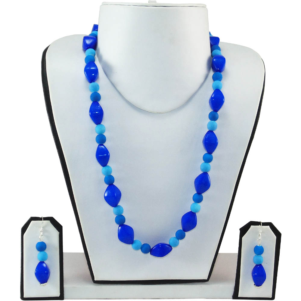 Blue Beads Designer Necklace