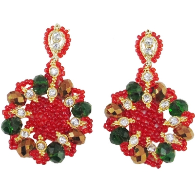 Red Jeko Moti Necklace