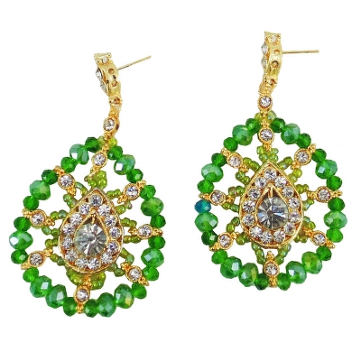 Green Jeko Moti Necklace