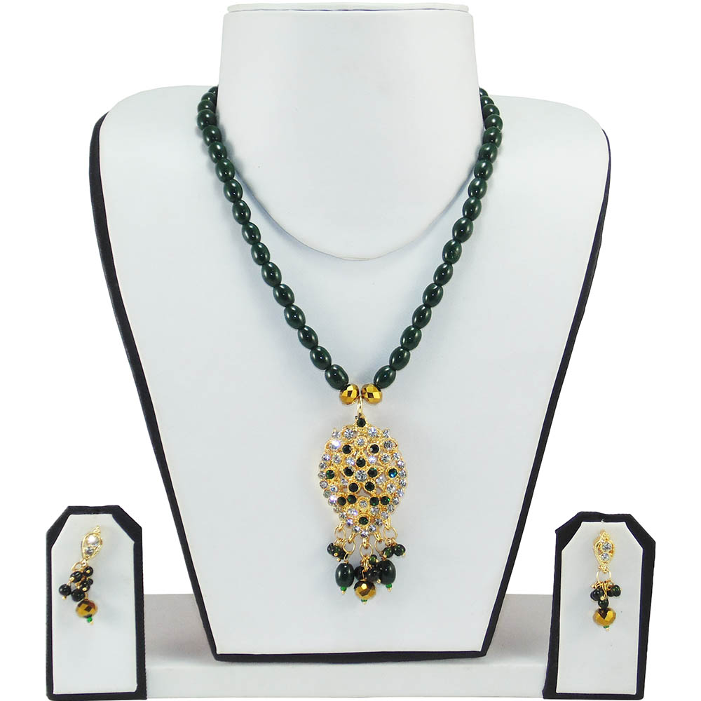 Green Beads Necklace