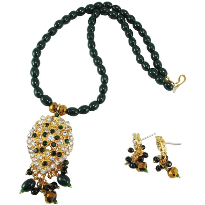 Green Beads Necklace