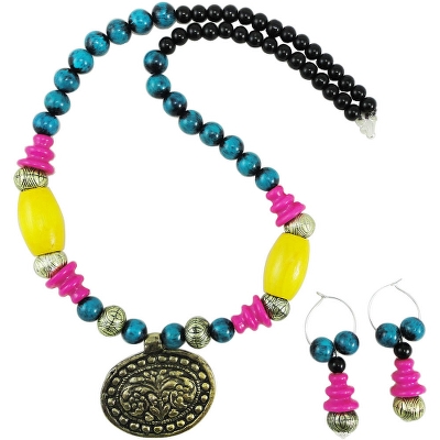 Wooden Beads Antique Necklace