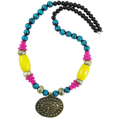 Wooden Beads Antique Necklace