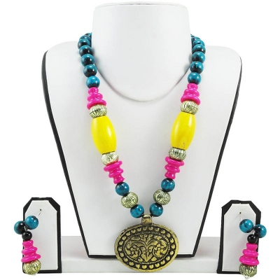 Wooden Beads Antique Necklace