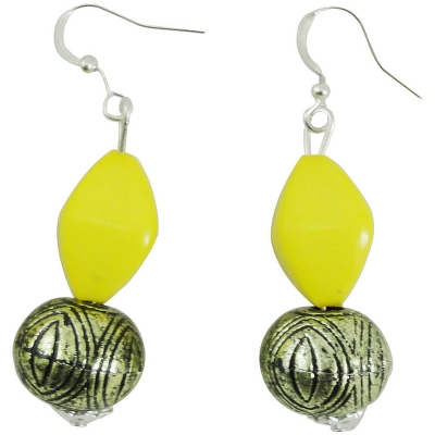 Yellow Jeko Moti Antique Necklace